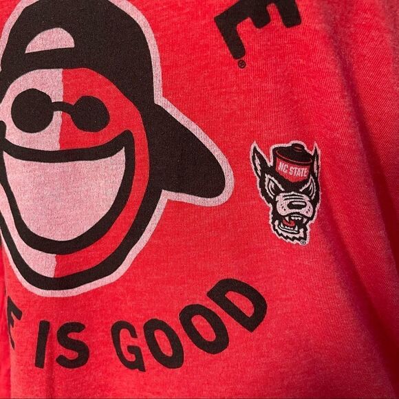 Nwt Life is Good North Carolina State Long Sleeve Size Medium - Picture 3 of 12